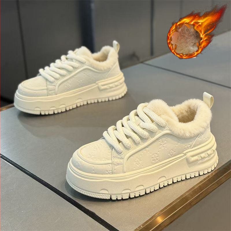 Férfi gördeszka cipő - kerek orr, PU felsőrész, PVC talp, fűzős záródás, középmagas