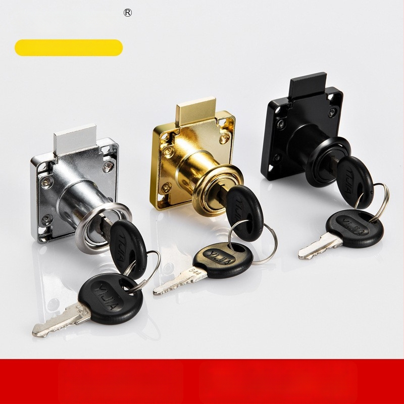 Kontorilaua sahtlilukk, tsingisulam, CTS mudel, mõeldud sahtlitele, kaasaegne minimalistlik stiil