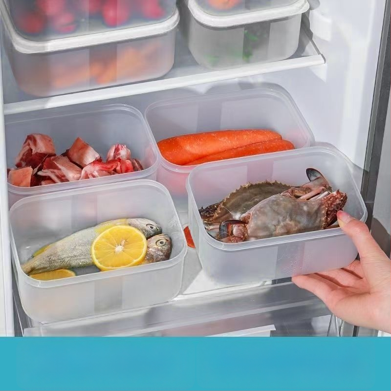 PP maisto laikymo dėžutė, skaidri, nešiojama, mikrobangų krosnelės saugi, šaldymui ir šaldytuvui