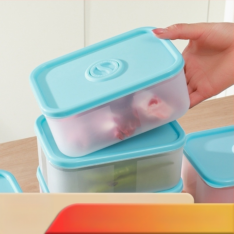 PP maisto laikymo dėžutė, skaidri, nešiojama, mikrobangų krosnelės saugi, šaldymui ir šaldytuvui