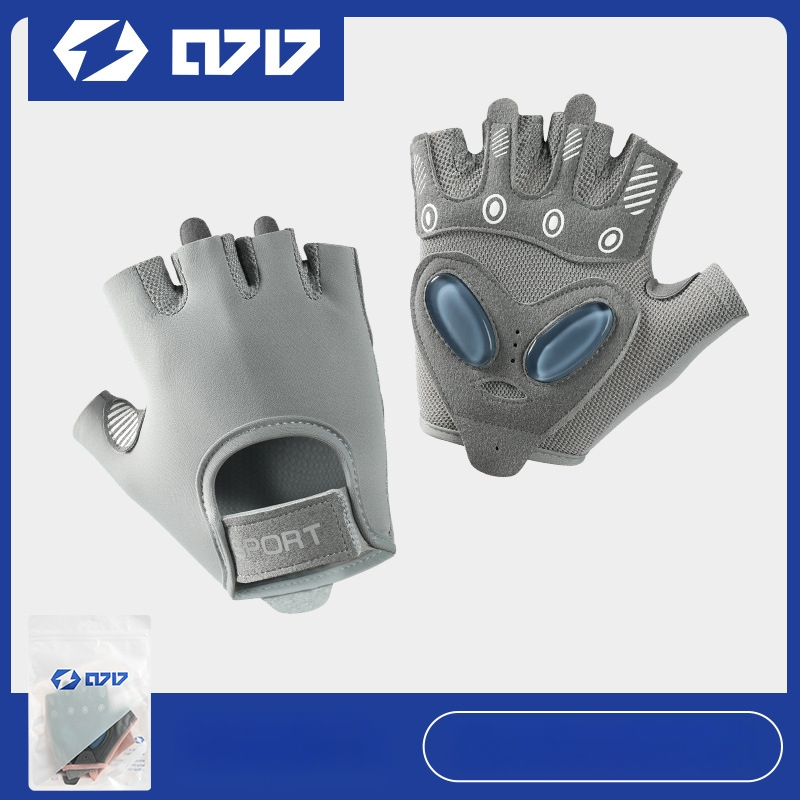 Puspirkstu velosipēdu cimdi, neslīdoši, piemēroti braukšanai un fitnesam, Materiāli: SBR diving materiāls, kombinēta auduma, poliesters