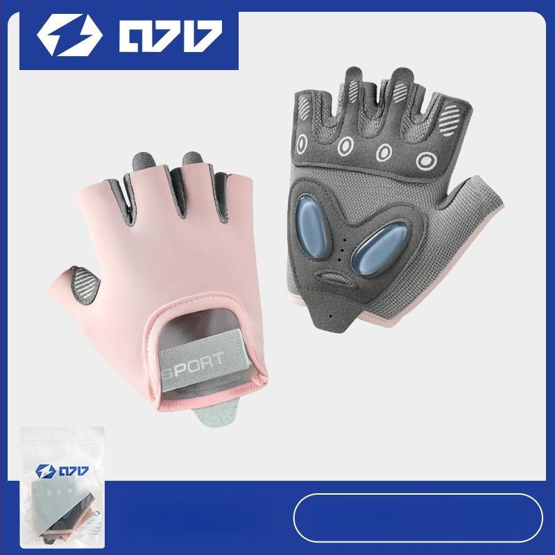 Puspirkstu velosipēdu cimdi, neslīdoši, piemēroti braukšanai un fitnesam, Materiāli: SBR diving materiāls, kombinēta auduma, poliesters