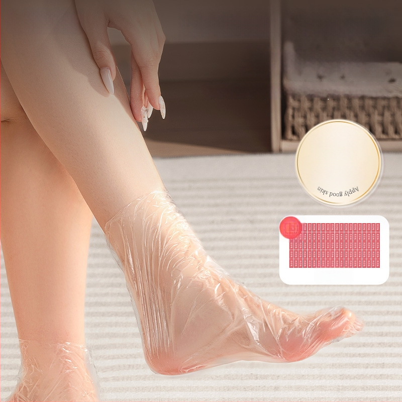 Niliya vienkartinis rankų ir kojų kaukių rinkinys, kojų kaukė/pleistras, šviežumo išlaikymo plėvelė, moterims