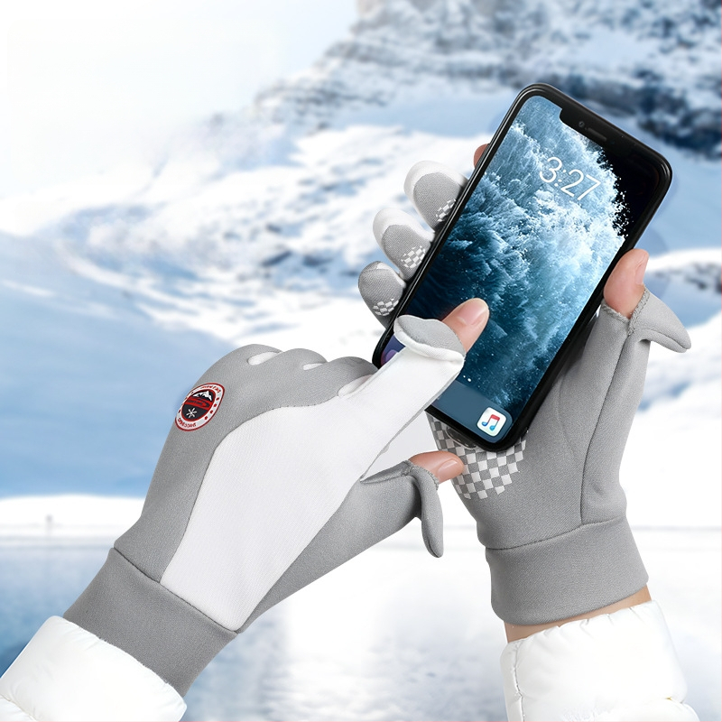 Bezpirkstu velosipēdu cimdi, ar ūdensizturīgu audumu, sportam un braukšanai