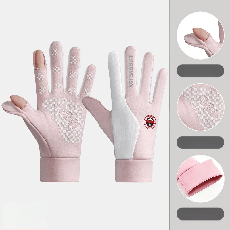 Bezpirkstu velosipēdu cimdi, ar ūdensizturīgu audumu, sportam un braukšanai