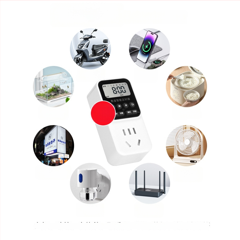 Išmanioji laido lizdą su laikmačiu, automatinis išjungimas, laikmačio valdymas EV įkrovimui, 24 valandų ciklas • Prekės ženklas: voampere • CCC sertifikuotas • Laikmačio funkcija