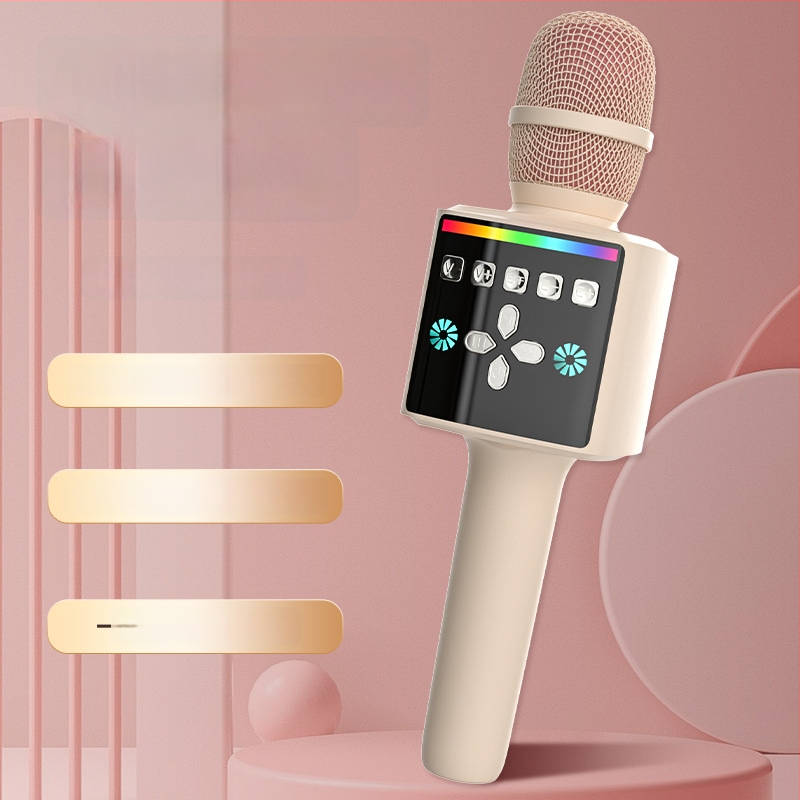 Juhtmega kodukaraoke mikrofon sisseehitatud akuga - 8W, 5V, 100Hz-20kHz, SNR ≥85dB, 1200-2000mAh