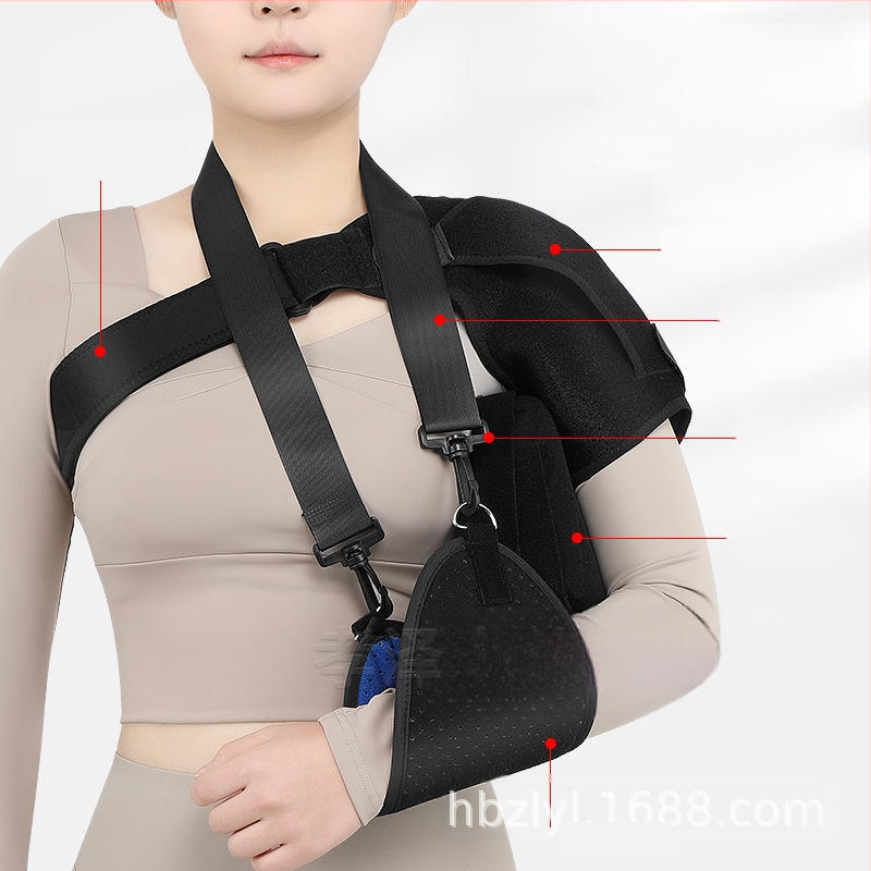 Peties laikiklis reabilitacijai ir apsaugai — vieno peties parama, poliesterio pluoštas, suaugusieji, tinkamas futbolui