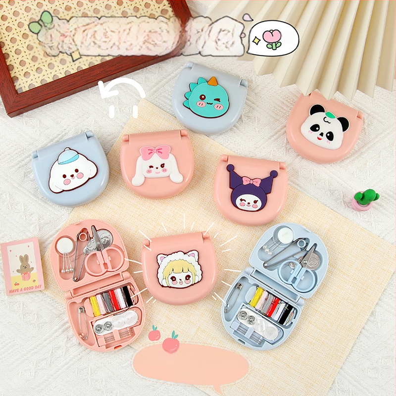 Siuvimo dėžutė – nešiojama, kompaktiška, mielas stilius; prekinis ženklas: Tibei; 500 vnt./vienetas; svoris apie 42,2 g; pakuotė: Opp pakuotė