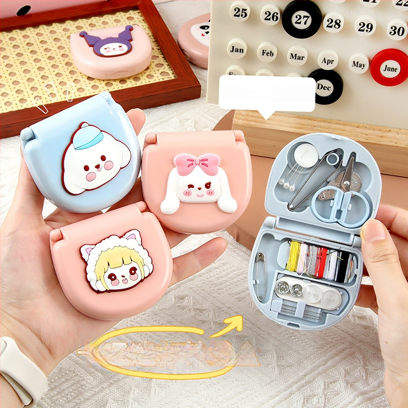 Siuvimo dėžutė – nešiojama, kompaktiška, mielas stilius; prekinis ženklas: Tibei; 500 vnt./vienetas; svoris apie 42,2 g; pakuotė: Opp pakuotė