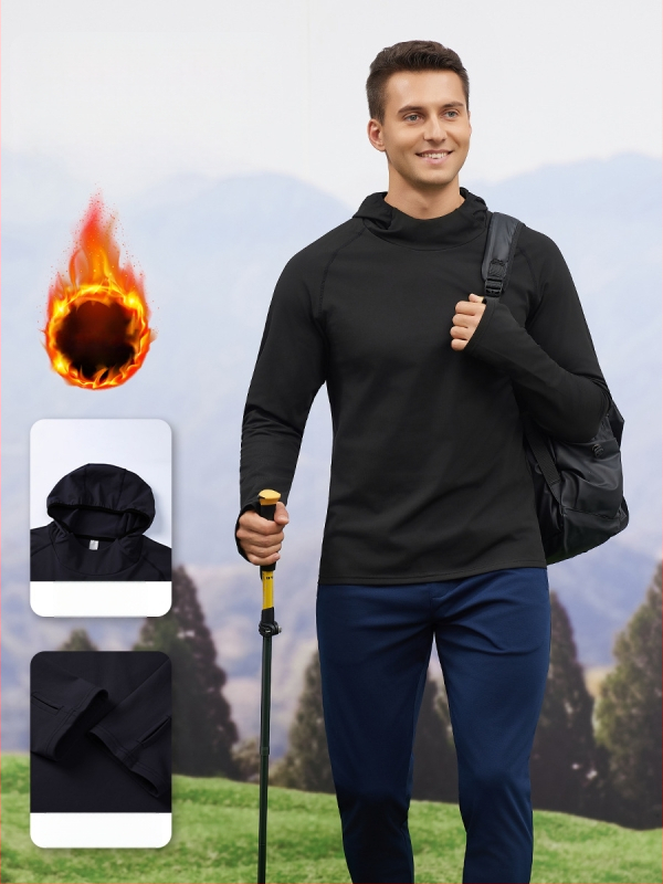 Kapucnis pulóver, poliészter fleece béléssel, uniszex, őszi-téli szezon, bélés 88% poliészter