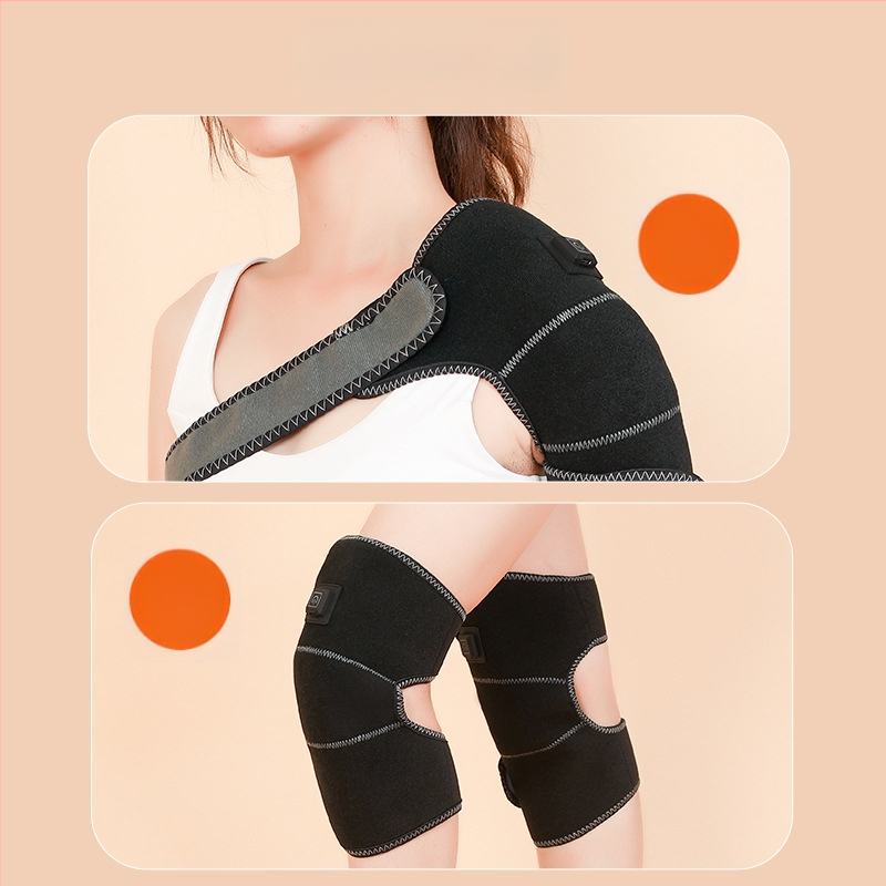 USB šildymo pagalvėlė pečiams ir keliams iš Jessicaqi (6V, 5W, 40-43°C, belaidis valdymas, CE)