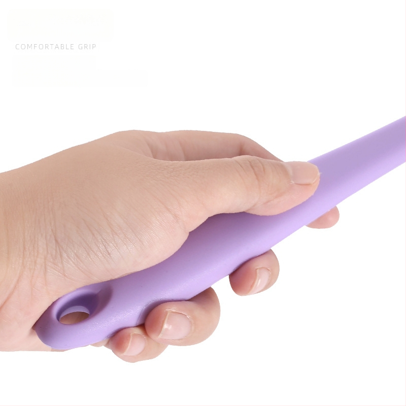 Silikoninis virtuvinis šaukštas gaminimui, atsparus temperatūrai, nelimpa, neslidus, rankena iš silikono