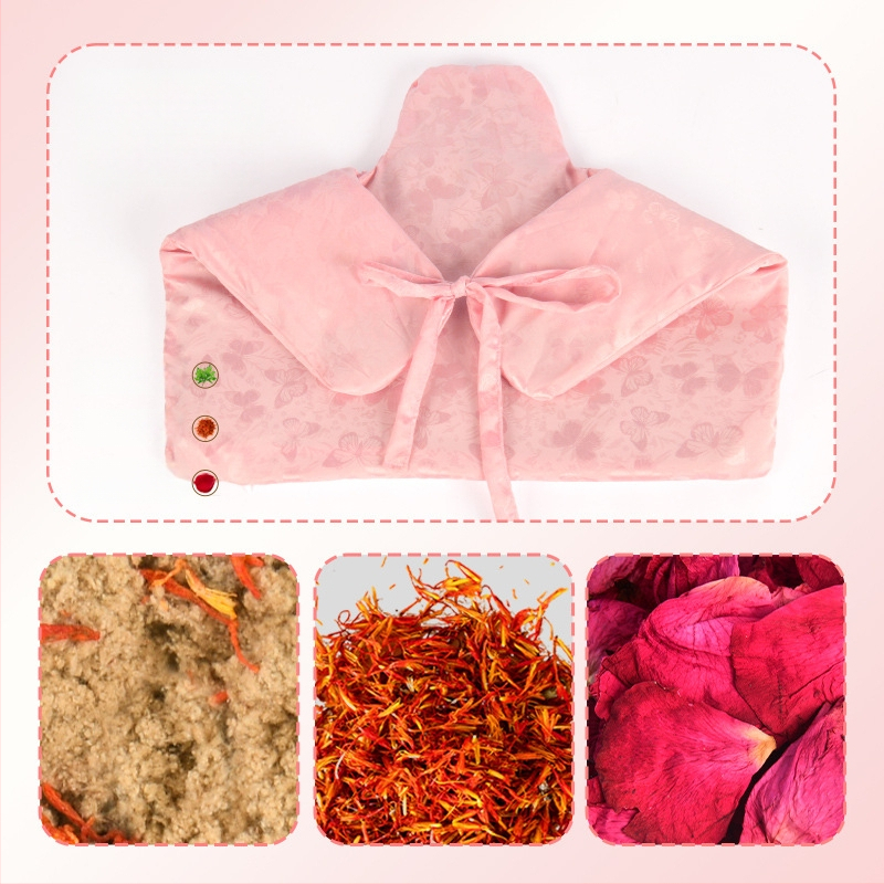 Aiyuantang Pečių ir kaklo druskos šilumos kompresas su elektros šildymu – 60W, 220V, 30–50°C, šilko satino audinys, 0.5kg, 9 temperatūros režimai