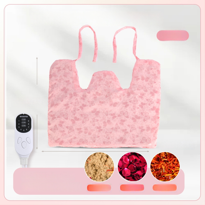 Aiyuantang Pečių ir kaklo druskos šilumos kompresas su elektros šildymu – 60W, 220V, 30–50°C, šilko satino audinys, 0.5kg, 9 temperatūros režimai