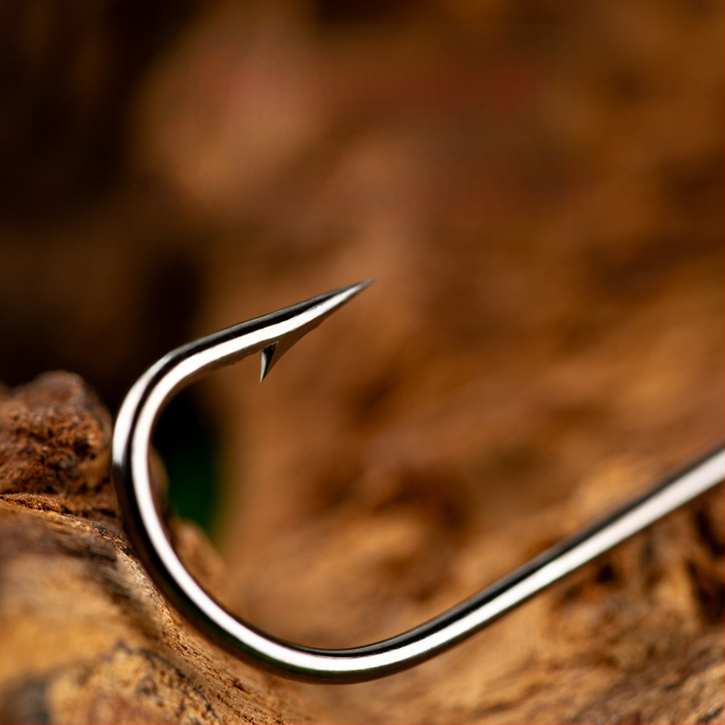 Pool blade āķis ar svina galvu, Nr. 1, upes zvejai, iepakojumā 5000 gab