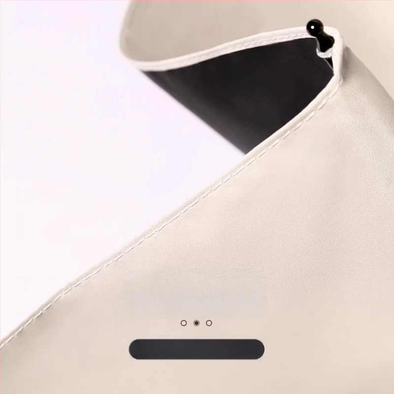 Udas 3 dalių sulankstomas skėtis su 8 šereliais, automatinis atidarymas, plieninis kotas, UPF>50