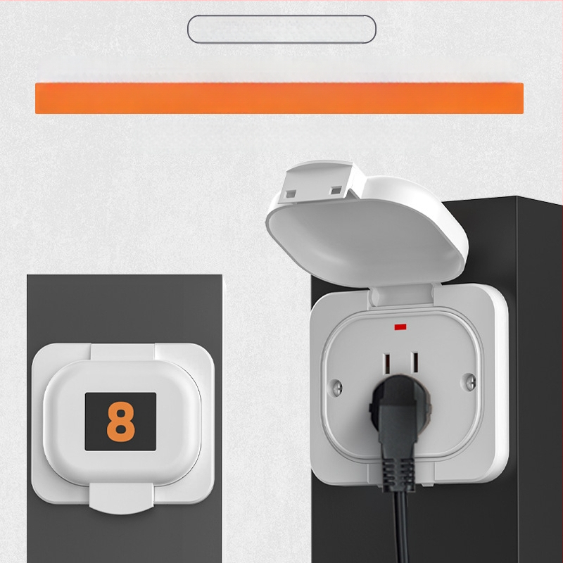 Stienā uzstādāma piecpinīga ārējā ūdensizturīgā uzlādes kontaktligzda ar vāciņu