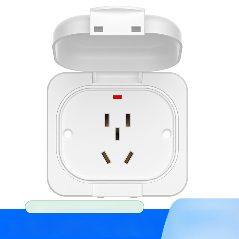 Stienā uzstādāma piecpinīga ārējā ūdensizturīgā uzlādes kontaktligzda ar vāciņu