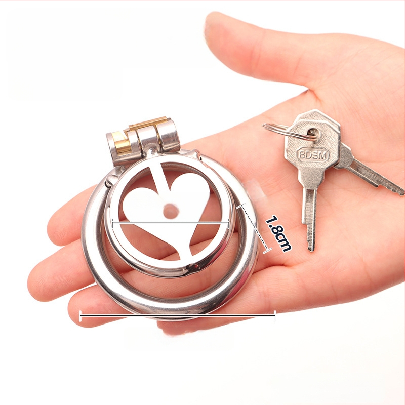 Kovový zámok na penis pre mužov, ručné ovládanie, bez lubrikantu, značka Cherry Fini.