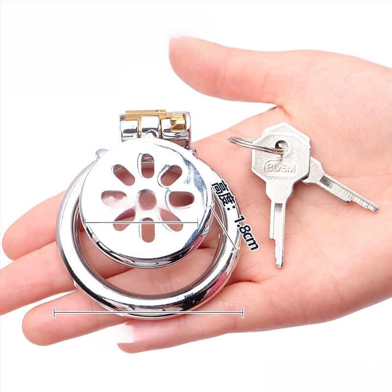 Kovový zámok na penis pre mužov, ručné ovládanie, bez lubrikantu, značka Cherry Fini.