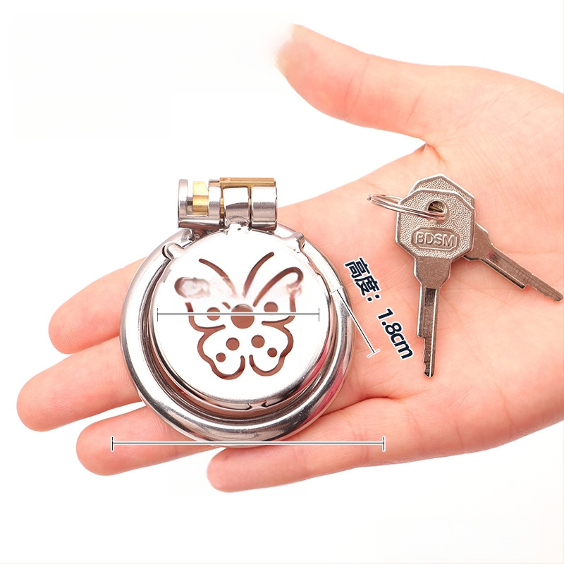 Kovový zámok na penis pre mužov, ručné ovládanie, bez lubrikantu, značka Cherry Fini.