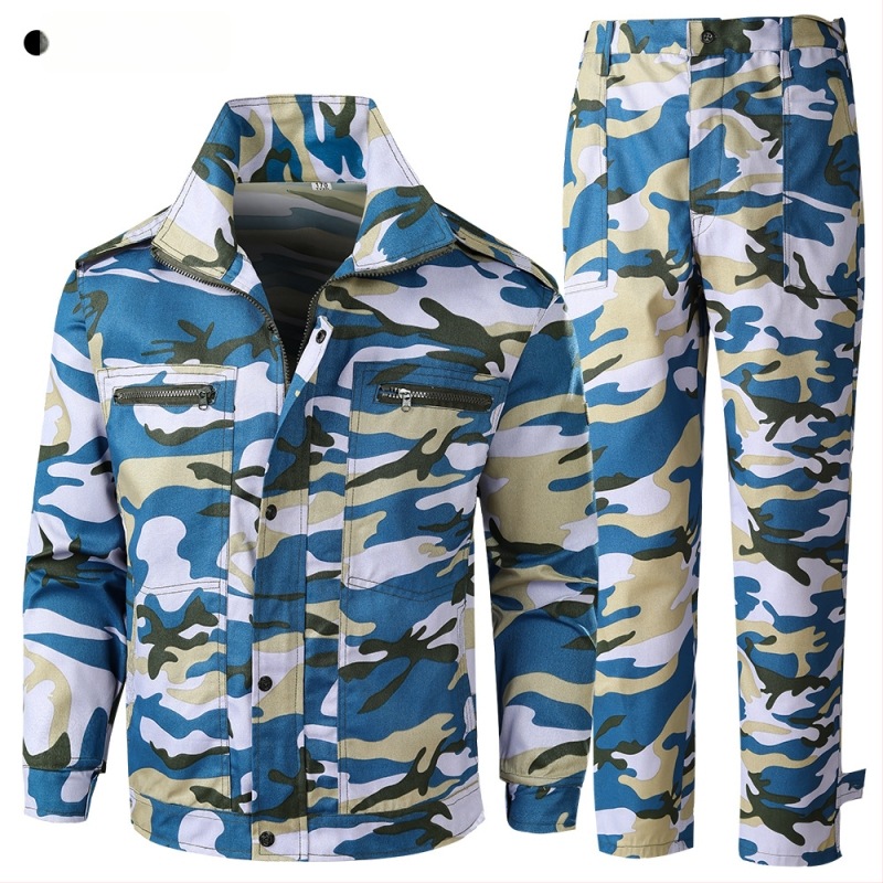 Kamufliažiniai drabužiai lauko veikloms — kvėpuojantis, dėvėjimą atsparus audinys; Kamufliažo raštas; Audinys: cheminiai pluoštai; Sezonai: vasara, pavasaris, ruduo; Suaugusiesiems, unisex; Tinka bėgimui, žygiams, stovyklavimui ir šaudymo sportui.