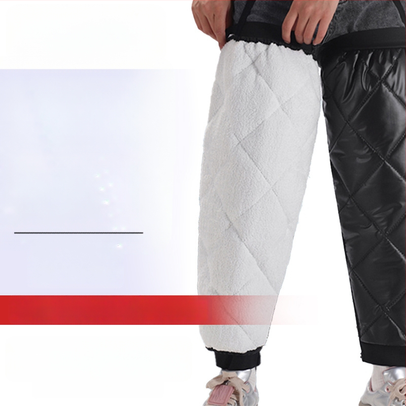 Elektriniams motociklams skirti kelio ir čiurnos šiluminiai įklotai – ruduo–žiema, vėjo apsauga keliams ir kojoms, unisex