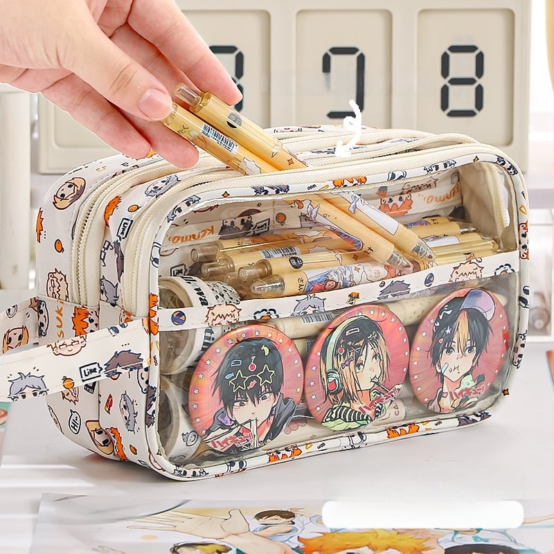 Pernica s motivom odbojke za mlade, unisex, korejski stil, tkani materijal, Writing Pavilion