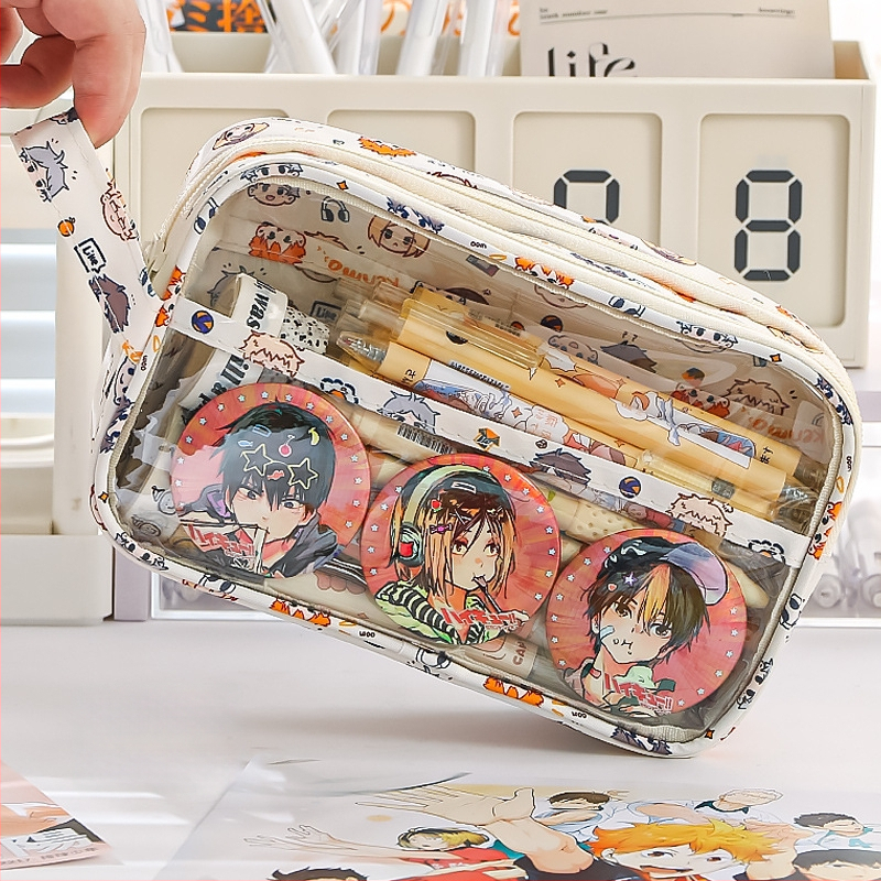 Pernica s motivom odbojke za mlade, unisex, korejski stil, tkani materijal, Writing Pavilion