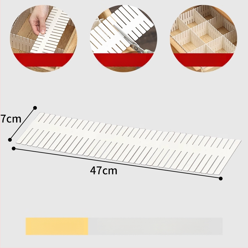 Sahtli korraldaja jaotur - plastist jaotur, lihtne kaasaegne stiil, 1 kiht, laua-alune paigaldus, sobib aluspüksste ja sokkide jaoks