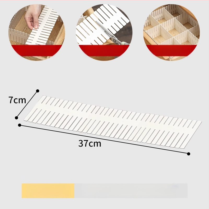 Sahtli korraldaja jaotur - plastist jaotur, lihtne kaasaegne stiil, 1 kiht, laua-alune paigaldus, sobib aluspüksste ja sokkide jaoks