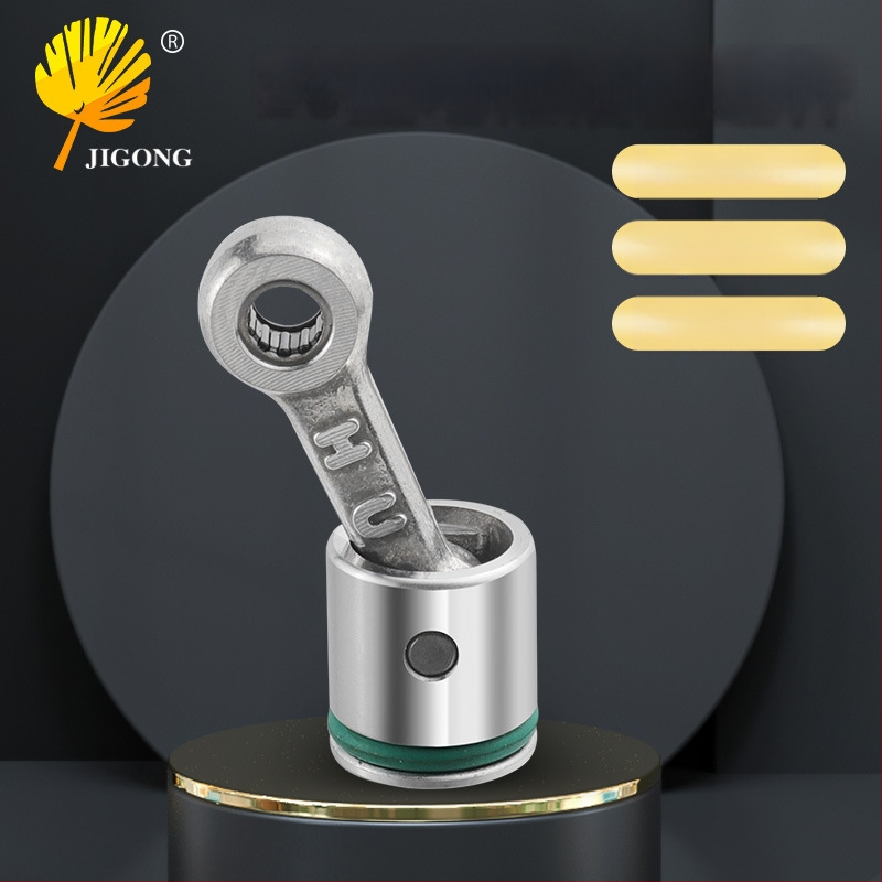 Pistono sujungimo komplektas 26 tipo elektriniam gręžtuvui, aliuminis, įskaičiuotas odinis žiedas ir smeigės surinkimas