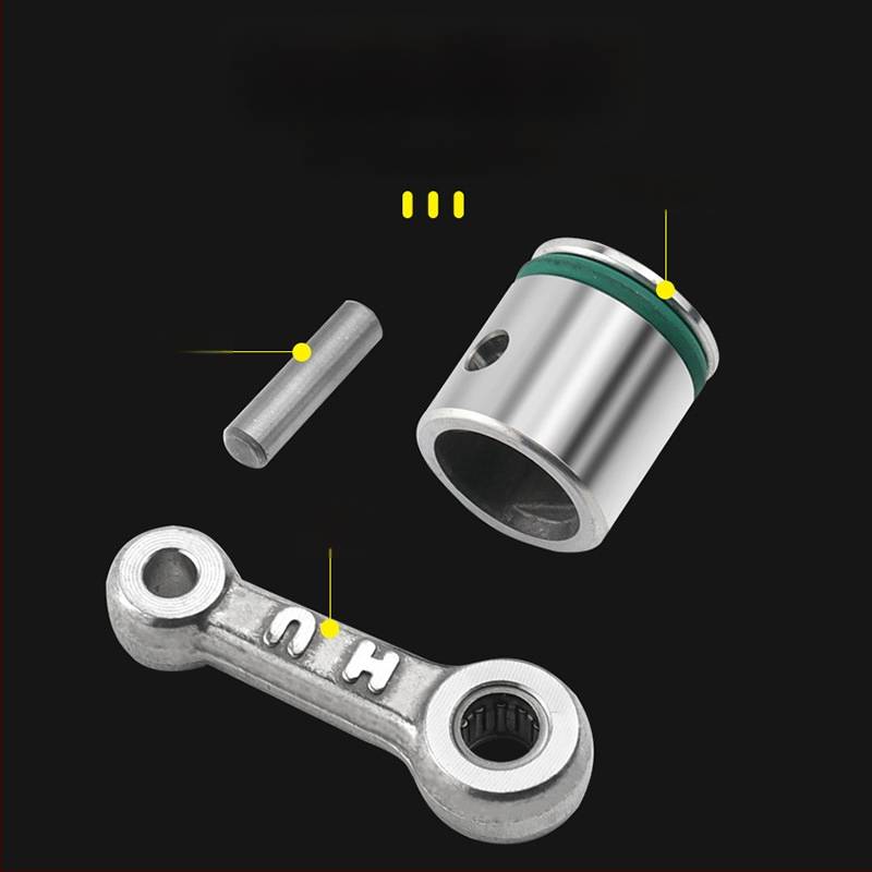 Pistono sujungimo komplektas 26 tipo elektriniam gręžtuvui, aliuminis, įskaičiuotas odinis žiedas ir smeigės surinkimas