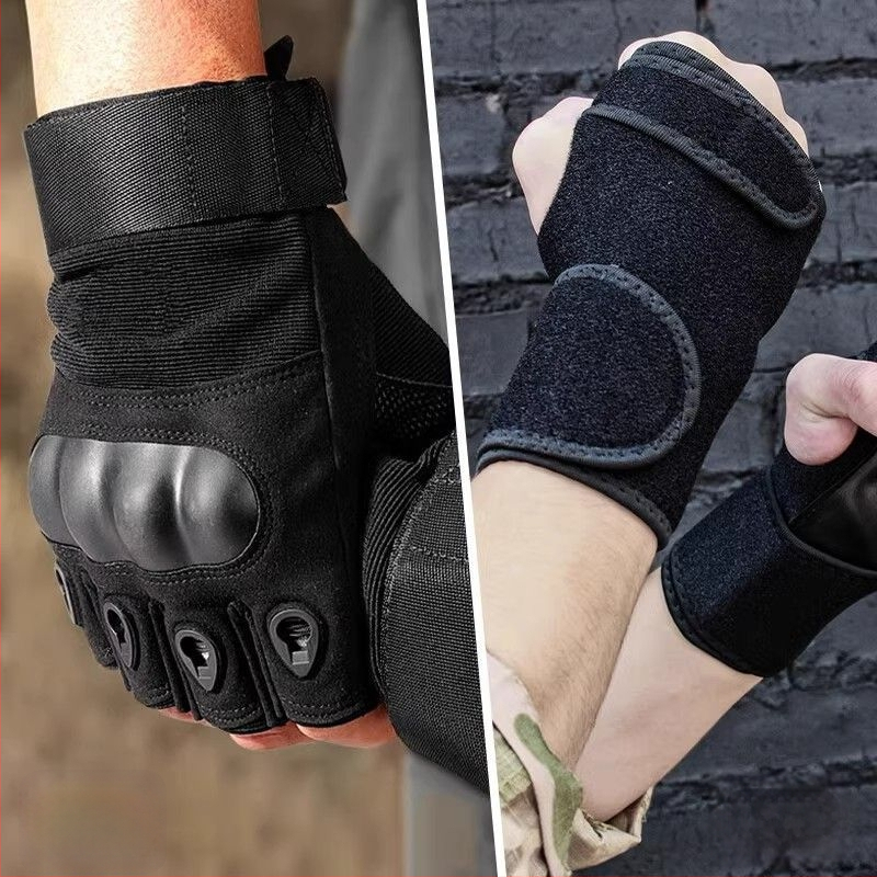 Täiskasvanute põlvesuojad komplekt – paksem treening komplekt taktikaliseks roomamiseks, polüester, 1 kg, matkamine