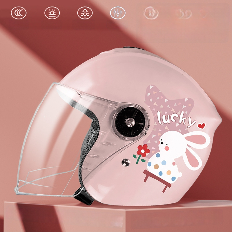 Žieminis vaikiškas šalmas elektromobiliams – ABS, 3C sertifikatas, 3/4 stiliaus, tinkamas vaikams