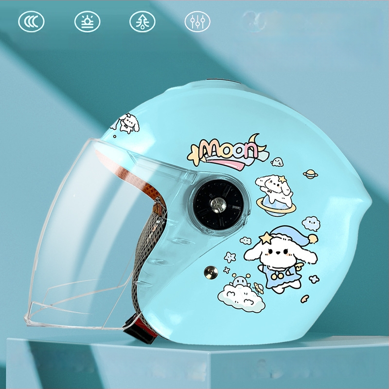 Žieminis vaikiškas šalmas elektromobiliams – ABS, 3C sertifikatas, 3/4 stiliaus, tinkamas vaikams