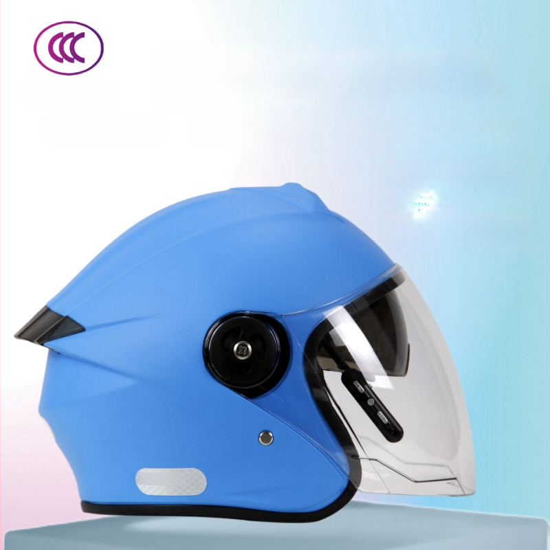 3/4 šalmas elektrinėms transporto priemonėms su įmontuota Bluetooth ausine, universalus, ABS, visoms sezonoms