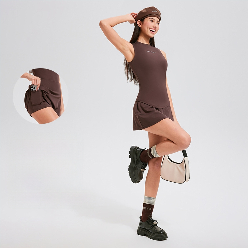 Vesta feminină fără mâneci pentru tenis, uscat rapid, elastică, nylon 84%, potrivită pentru vară, primăvară și toamnă.