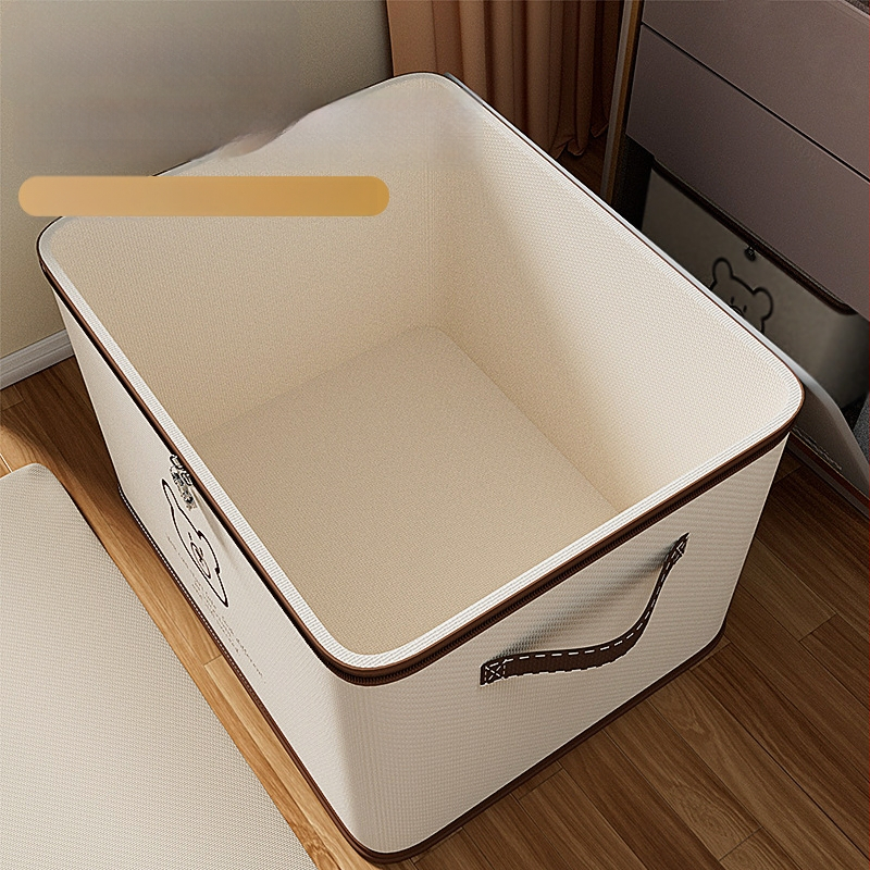 Kutija za skladištenje s ključem, sklopiva, 60L, od netkanog materijala, prenosna, otporna na prašinu i vlagu, uzorak crtić, japanski stil