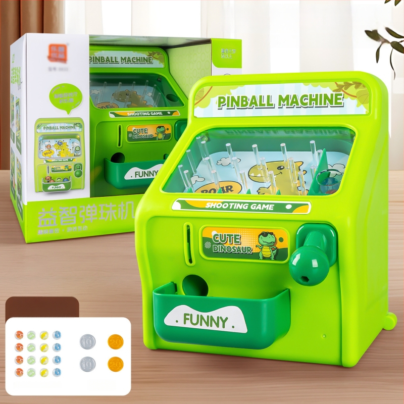 Akmenėlių šaudymo žaislų mašina — edukacinė žaislų vaikams 4–6 metų, plastikinė konstrukcija, modelis 8833, spalvota dėžutė