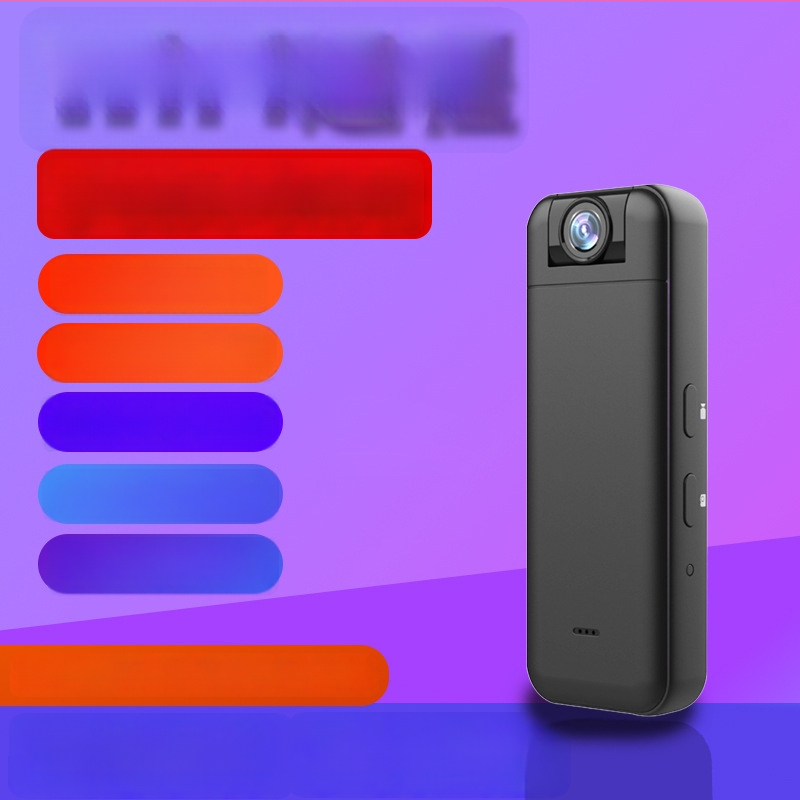 Полицейска камера за тяло, 1080p, широкоъгълна, нощно виждане, MicroSD карта, 8 часа работа