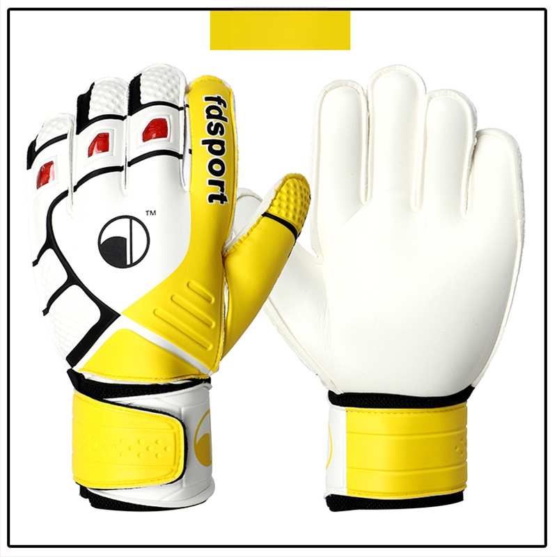 Bērnu futbola vārtsarga cimdi, latekss, elpojoši, neslīdoši, izturīgi – FDsport