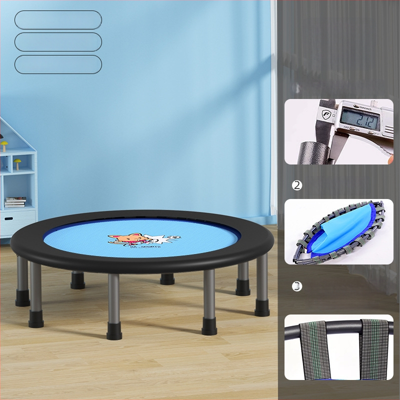 Amex iekšējais bērnu tramps ar drošības tīklu – tērauda cauruļu konstrukcija, pielāgošana pieejama, mājas fitnesam