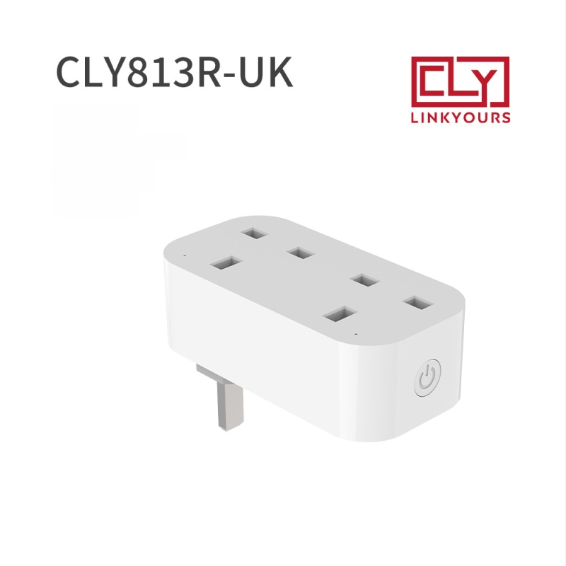 Didžiosios Britanijos standartas 13A matuojanti išmani rozetė 1–2 su programėlių valdymu ir Wi‑Fi nuotoliniu laikmačiu