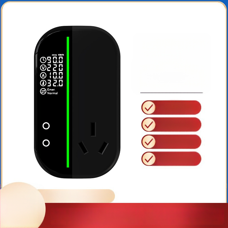 Įkrovimo žemės lizdas, 10–16A, 220V, 3.5kW – Tipas: laidinis lizdas