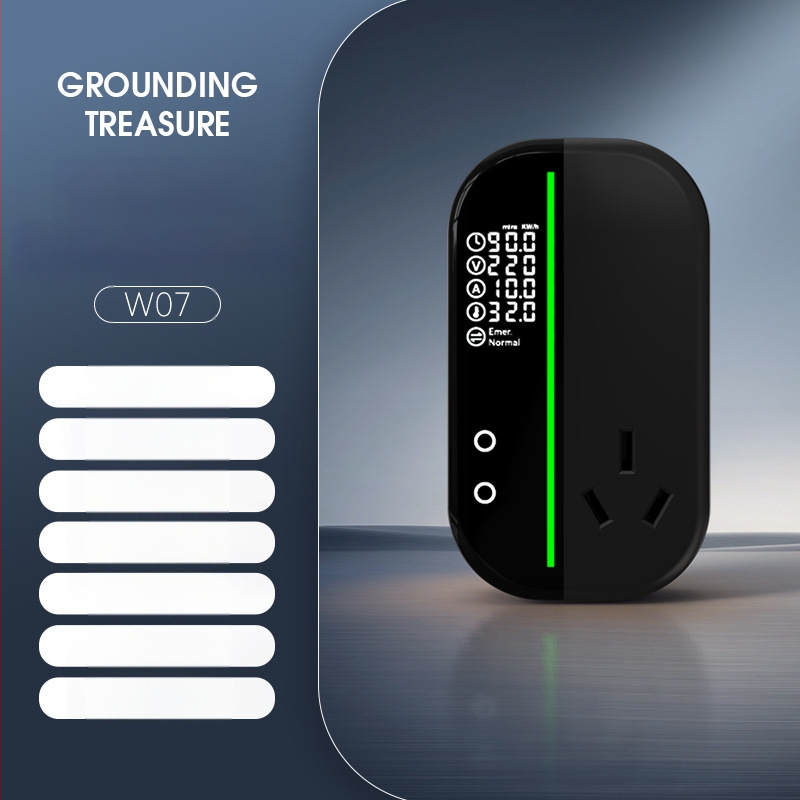 Įkrovimo žemės lizdas, 10–16A, 220V, 3.5kW – Tipas: laidinis lizdas