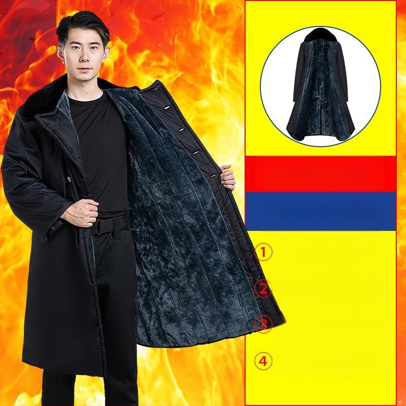 Karinio stiliaus ilgas paltas, polar fleece audinys, šiltas, vienos tonas, žiema, D-stilius