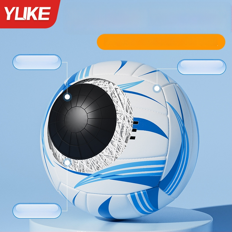 Yuke tinklinio kamuolys vidaus varžyboms, PVC, siūtas mechaniniu siuvimu, tinkamas treniruotėms ir varžyboms