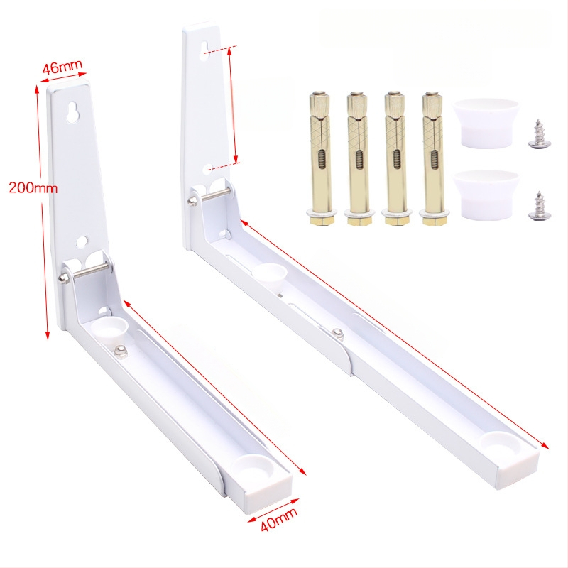 Nerūdijančio plieno sieninis ištraukiamas sulankstomas mikro bangų krosnelės laikiklis, nordinio stiliaus, modelis 2025.1.18